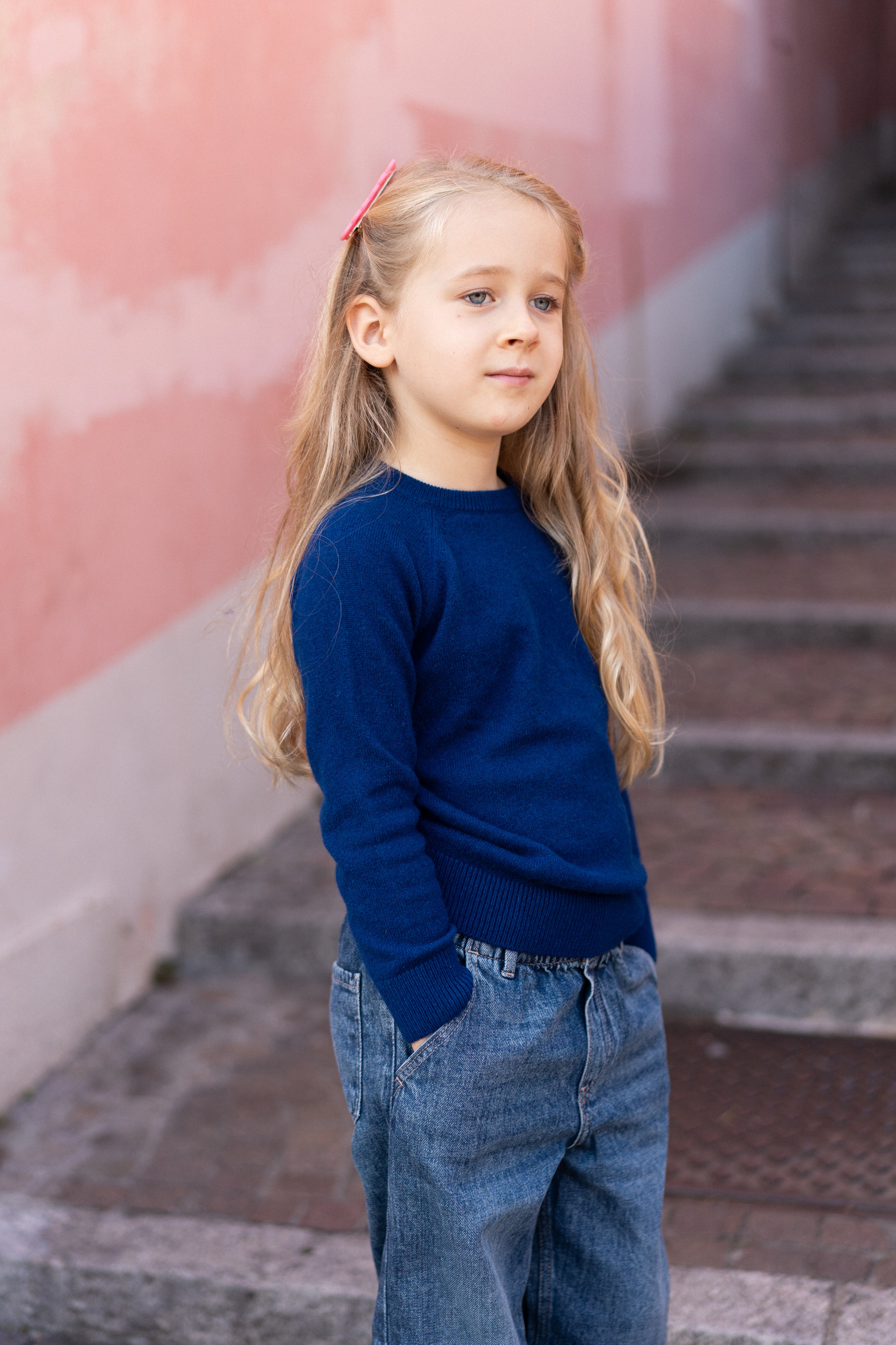 Pure cashmere sweater for children