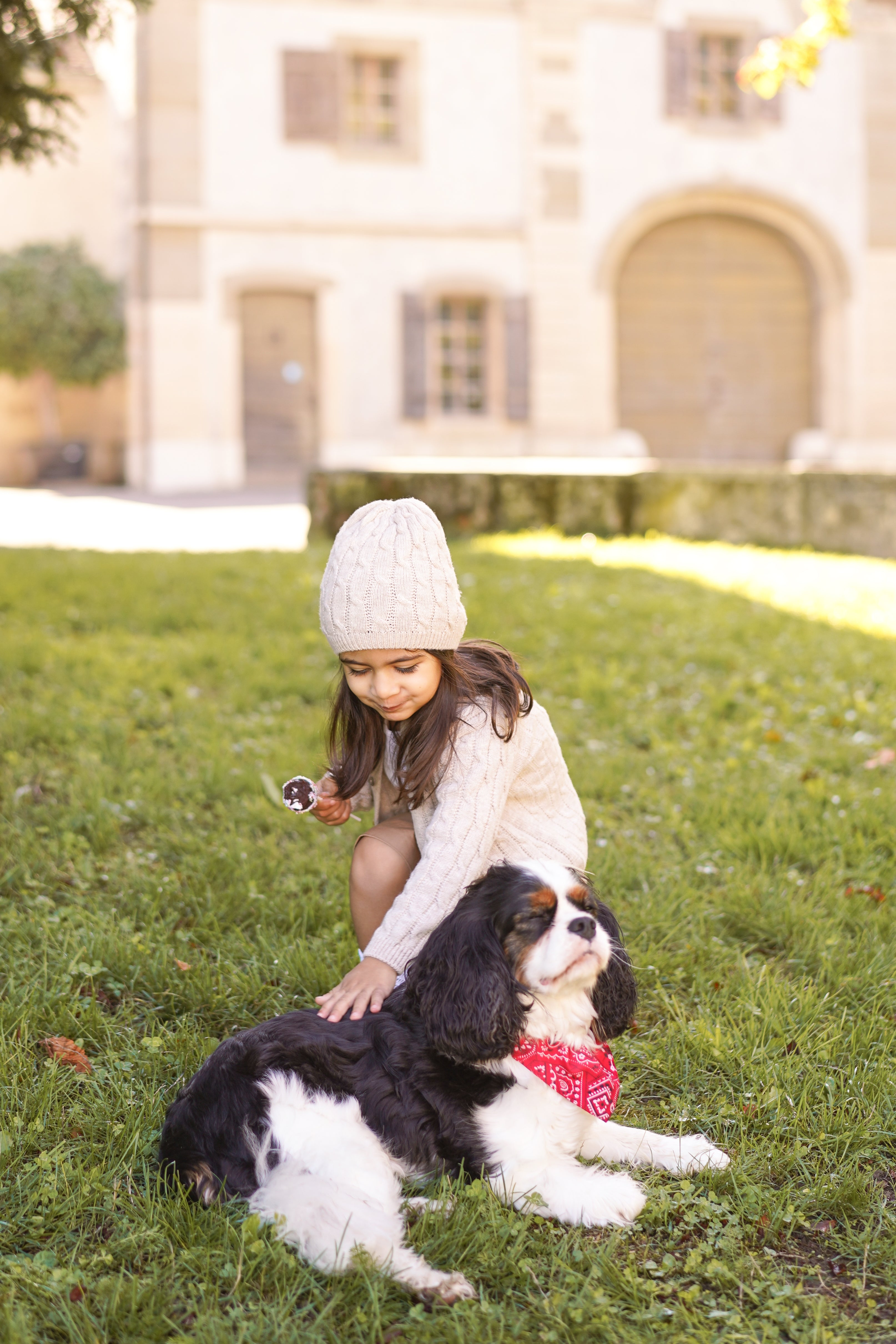 Children's braided hat in pure ultrafine merino wool