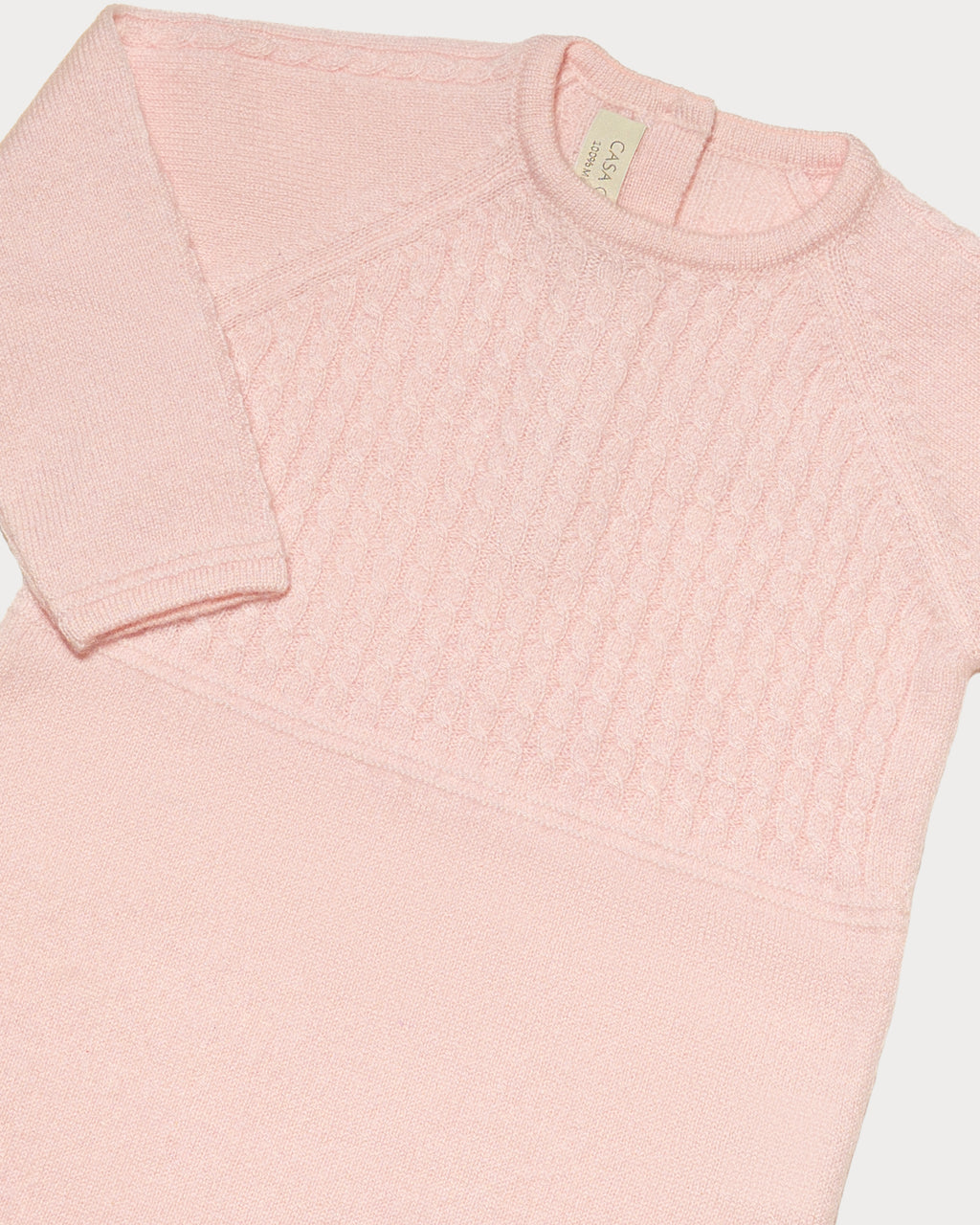 Pure Cashmere Braided Baby Romper