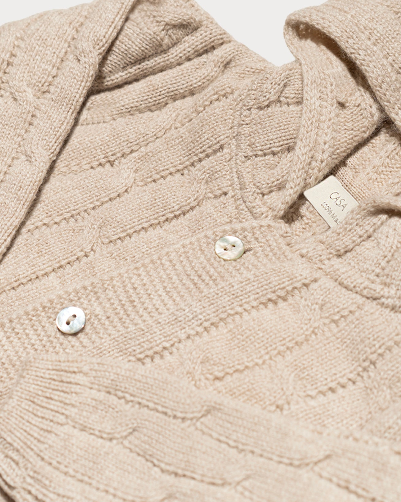 Ultafine Pure Merino Wool Cable Knit Jumpsuit