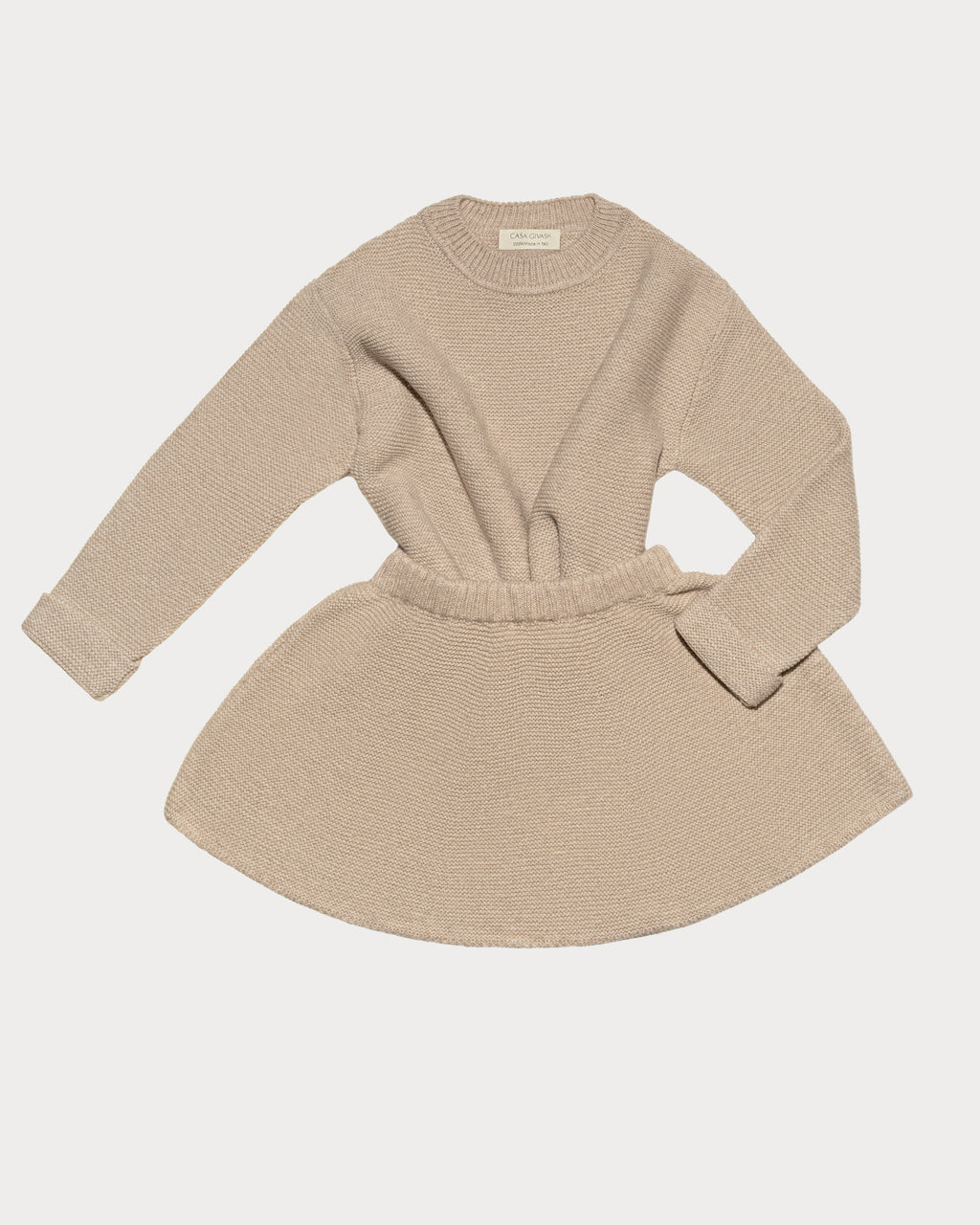 Crew Neck Sweater in Pure Ultrafine Merino Wool