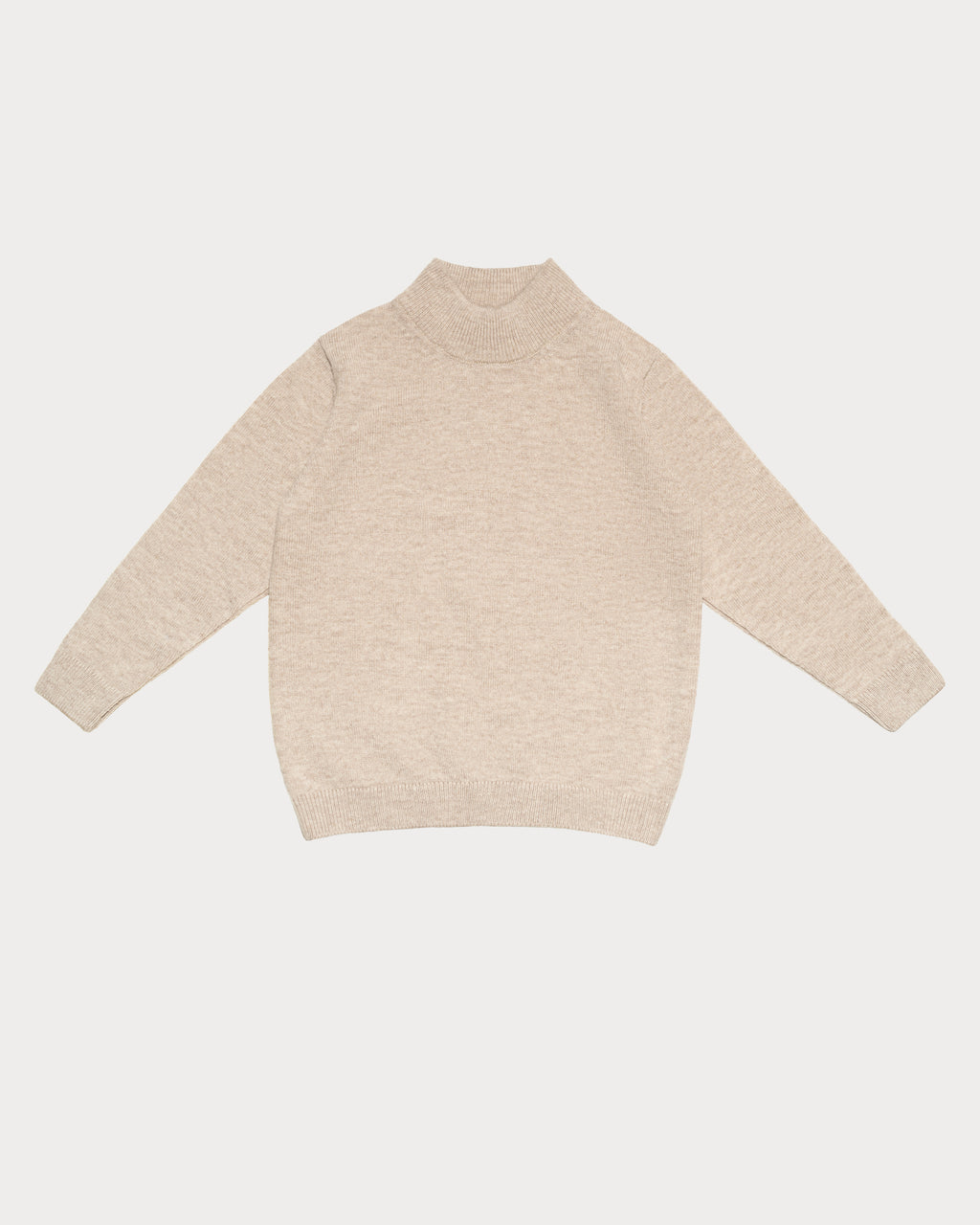 Turtleneck Sweater in Pure Ultrafine Merino Wool