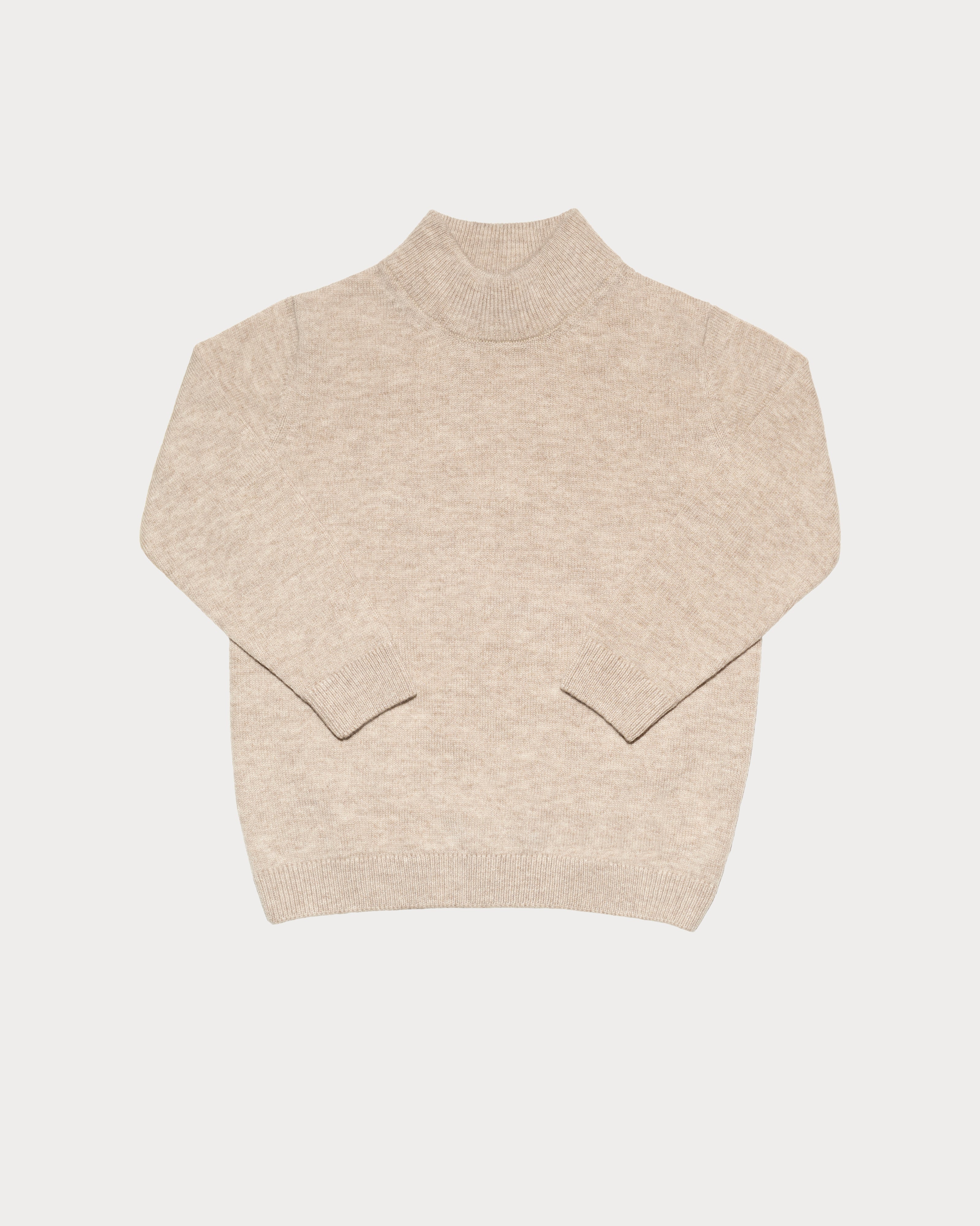 Turtleneck Sweater in Pure Ultrafine Merino Wool