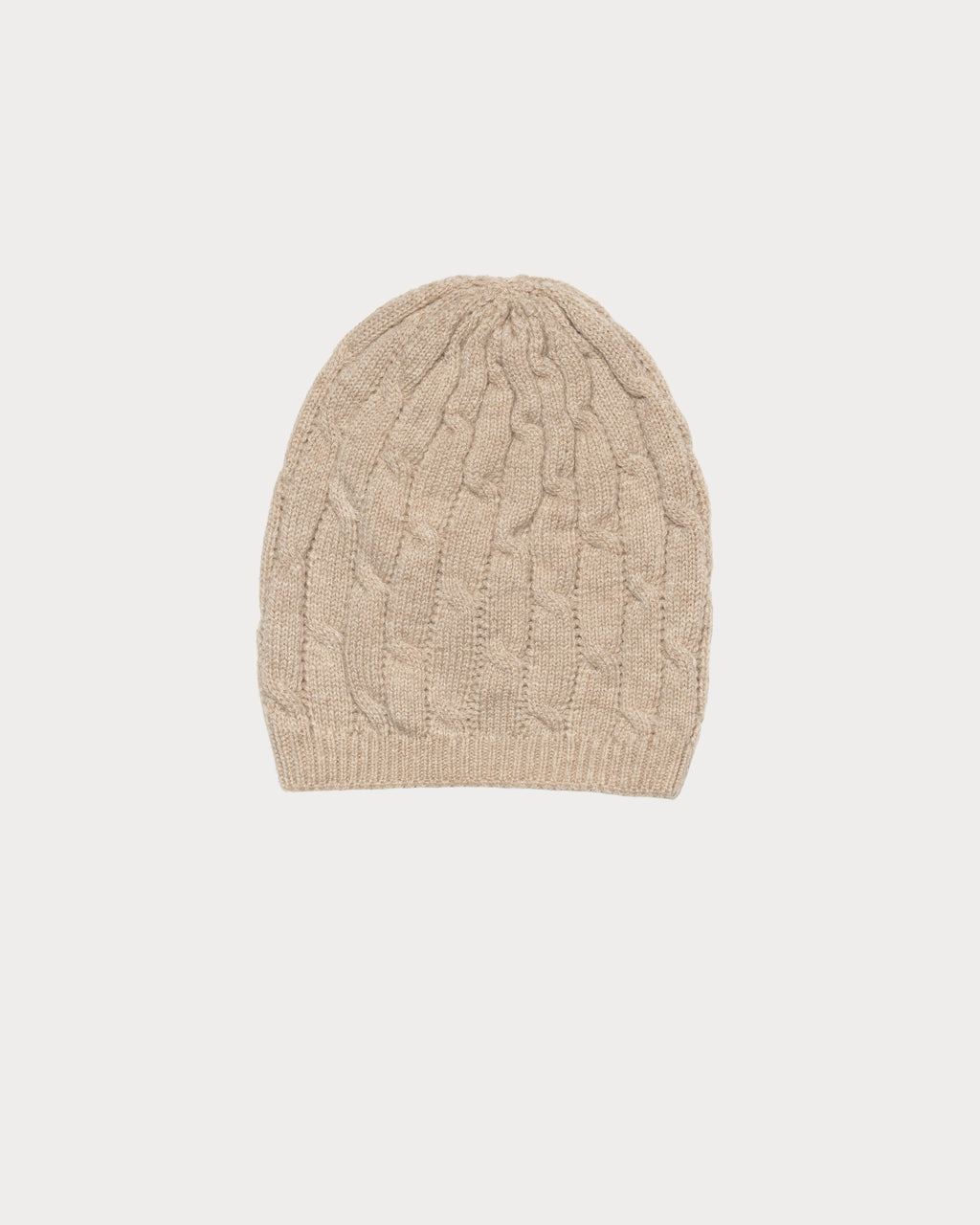 Children's braided hat in pure ultrafine merino wool