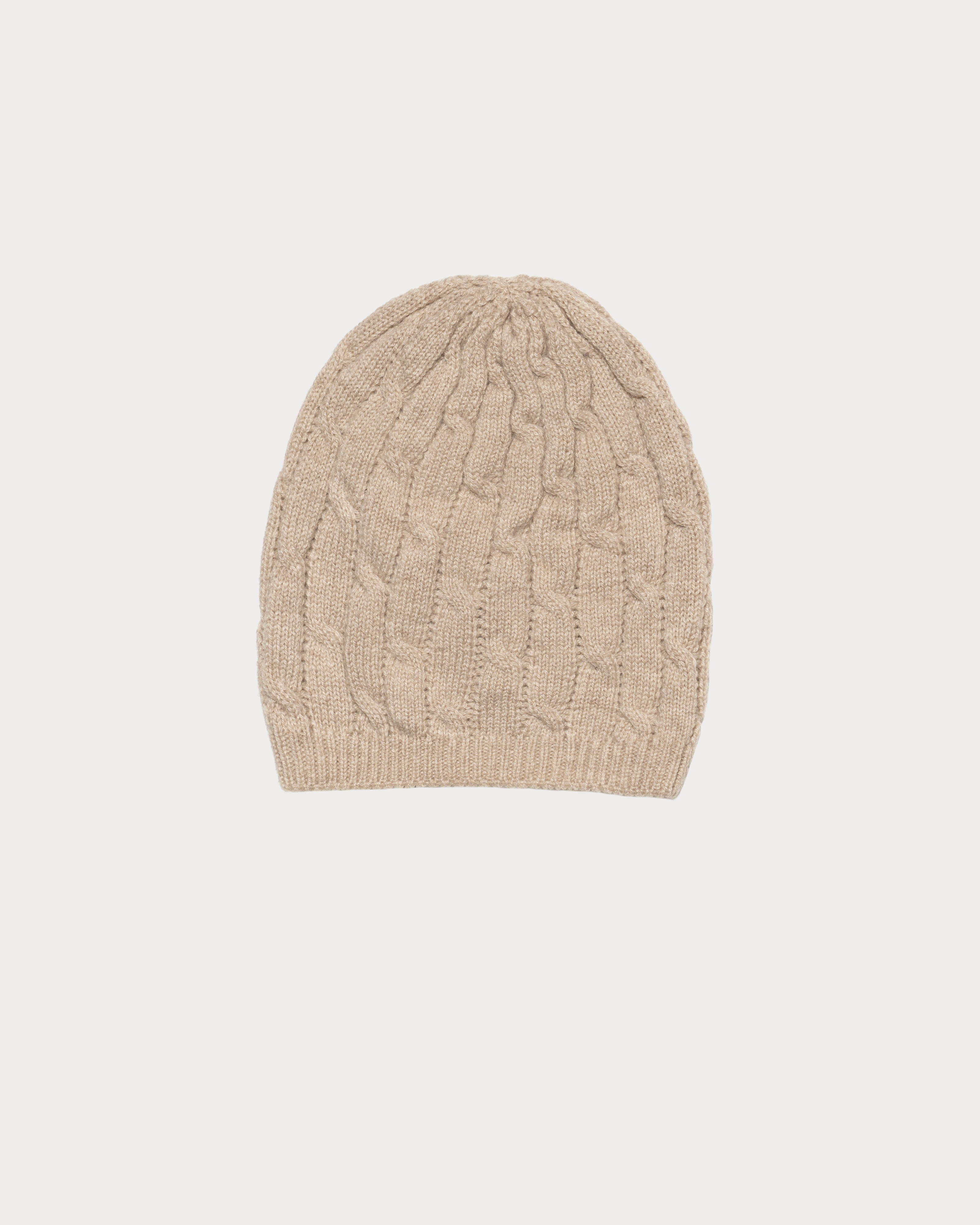 Children's braided hat in pure ultrafine merino wool